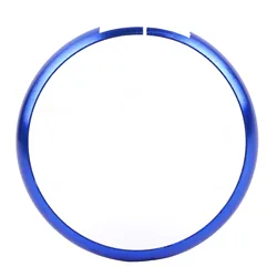 Aluminum Alloy Remote Key Fob Trim Ring Replacement (Blue)