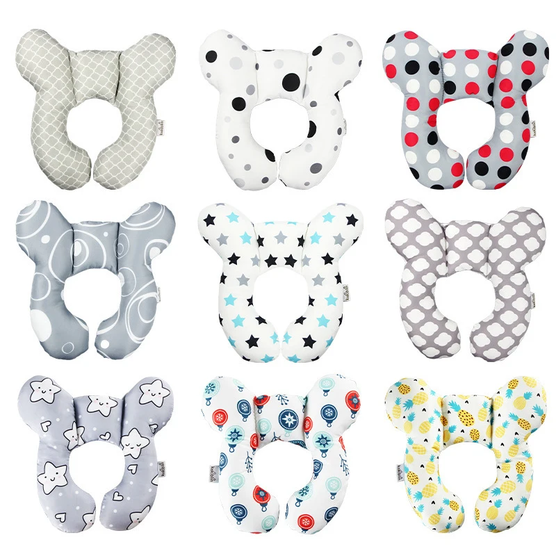 Baby Pillow Travel Car Seat Head Neck Support Pillows Newborn Children U Shape Headrest Toddler