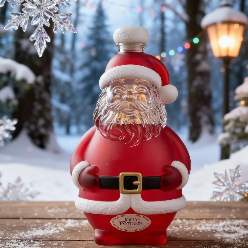 Santa Claus Whiskey Decanter Bottle - Convenient and Practical Home Bar Accessory for Stylish  Entertaining Interesting