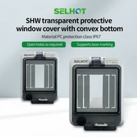 ฝาครอบหน้าต่างกันน้ำแบบใส SELHOT SHW รุ่นใหม่ พร้อมตัวล็อค ป้องกันฝนระดับ IP67 สำหรับเบรกเกอร์ไฟฟ้า มองเห็นได้ชัดเจน 2
