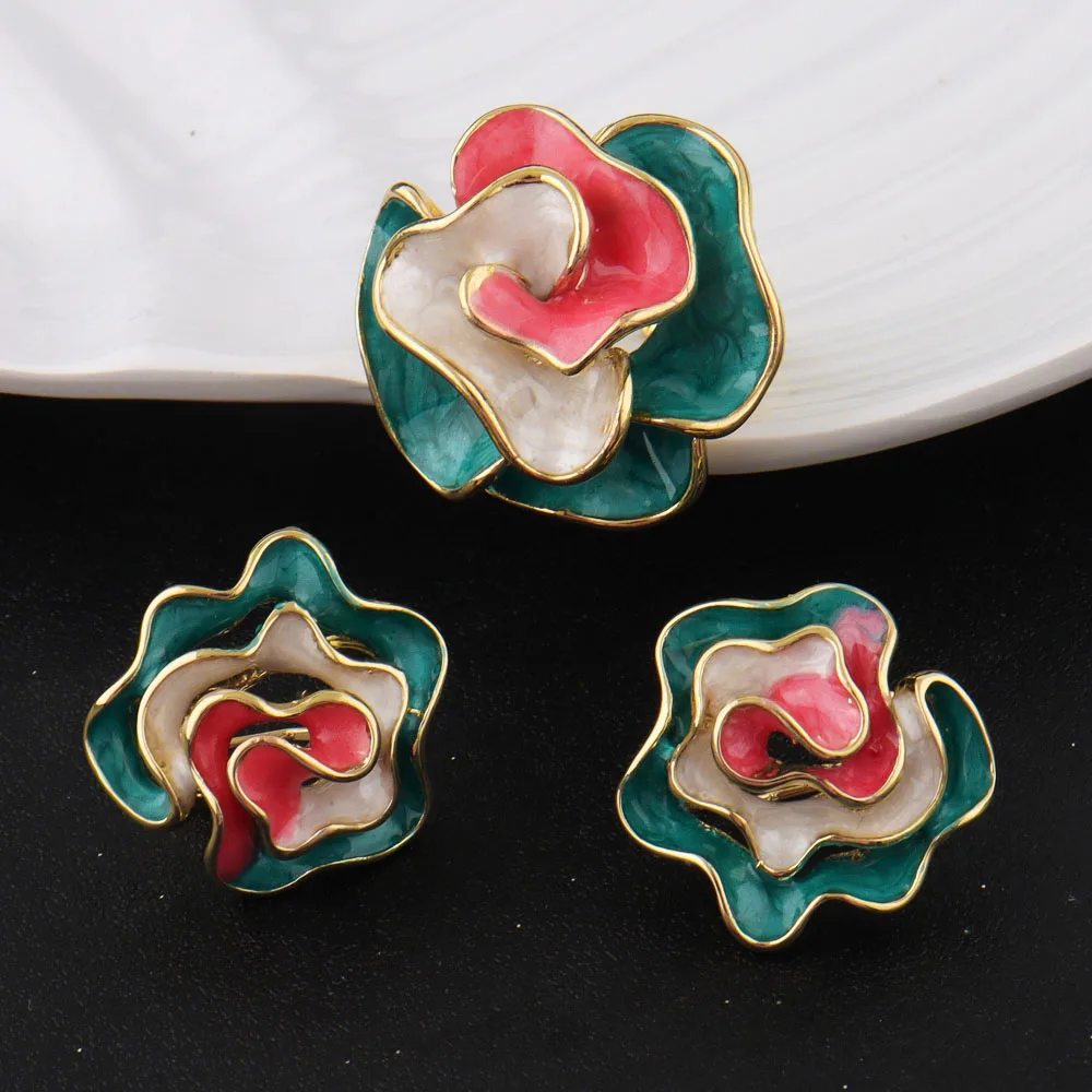 Radiant Rainbow Earrings: Gold-Plated Statement Jewelry
