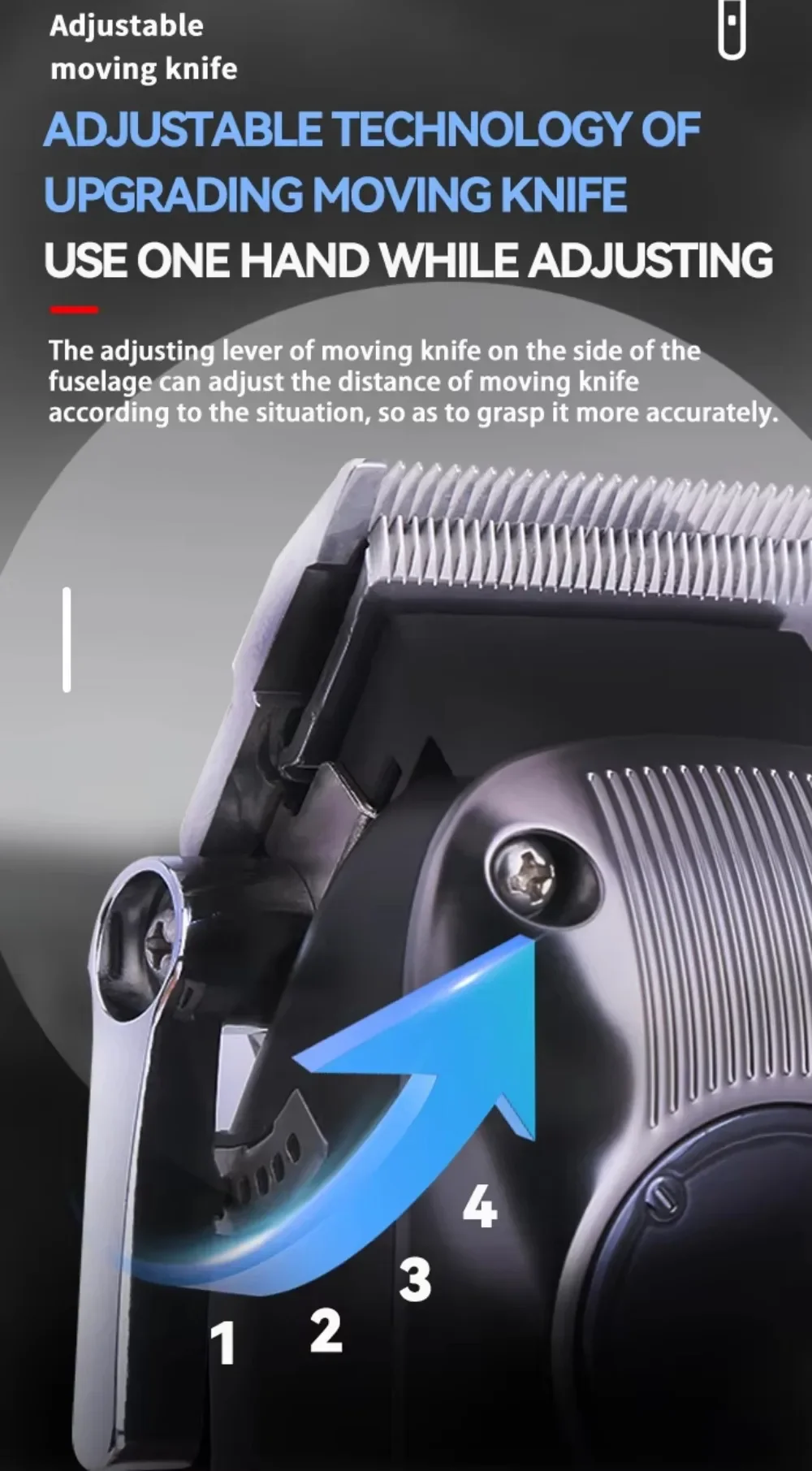 Kemei KM-1551 Professional Trimmer