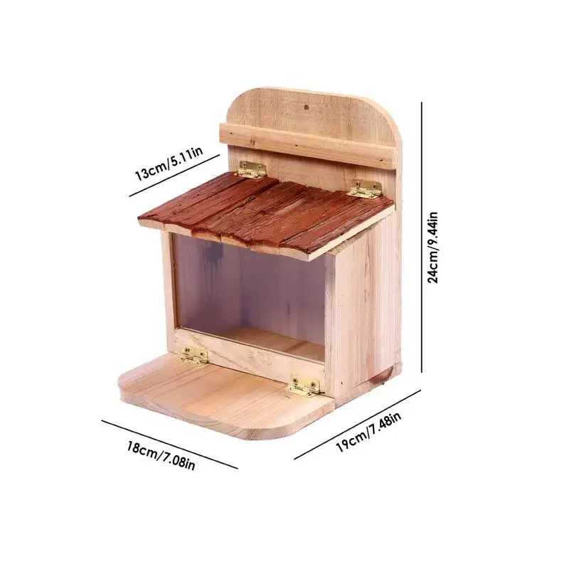 

Подвесная кормушка для арахиса, деревянная кормушка для кормления птиц, домик для сада и других животных