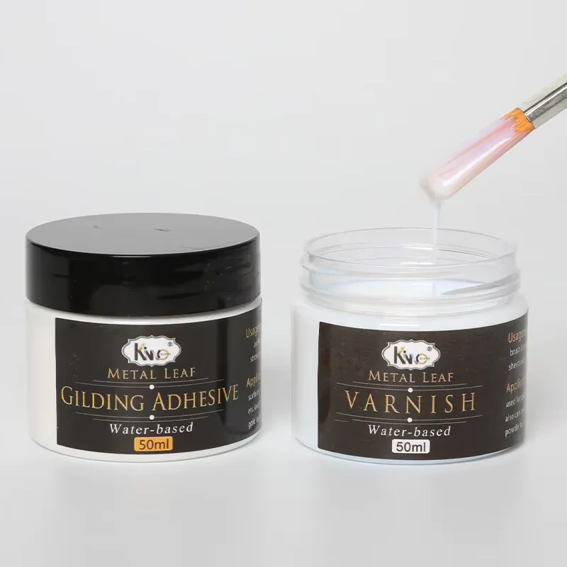 1 glue and 1 varnish