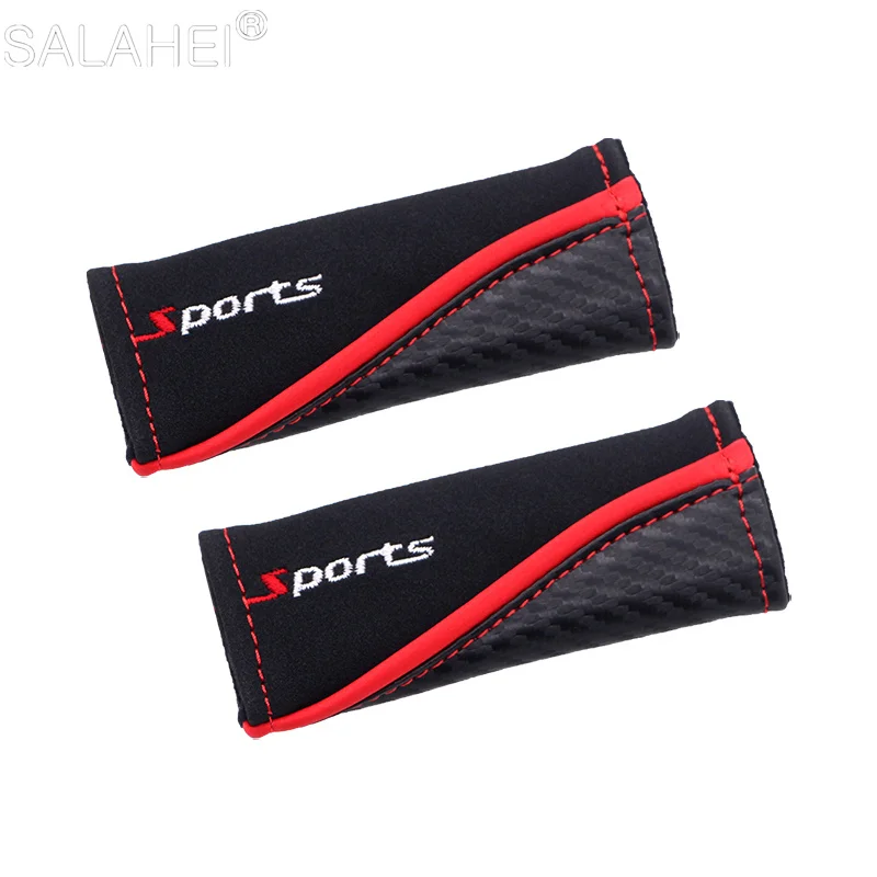 Car Seat Belt Shoulder Pad Cover Roof Handle Pull Gloves Protection For  Peugeot 206 307 308 3008 207 208 407 508 2008 4008 5008