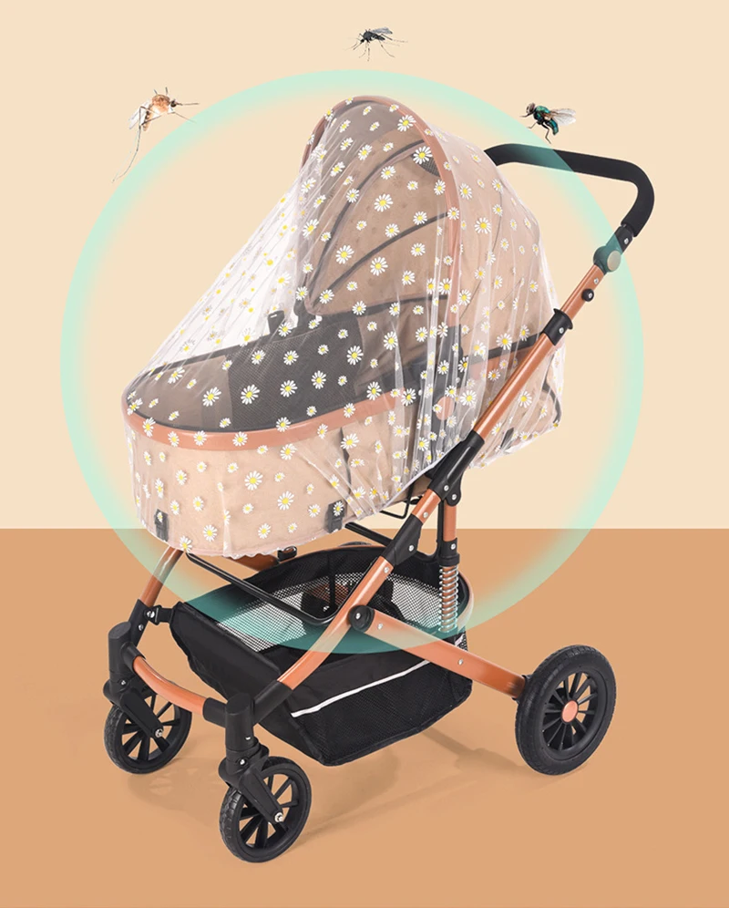Description Picture 3 of itemBaby Stroller Mosquito Net Pushchair Cart Insect Shield Net Baby Stroller Accessories Safe Infants Car seat Sun Cover Pram Net
