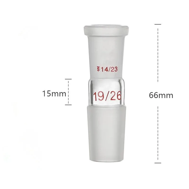 14/23 19/26 24/29 29/32 Female to 19/24/29/34/40/50mm Male Glass lab glass adapter Glass Reducing Transfer Adapter Glassware Laborotary