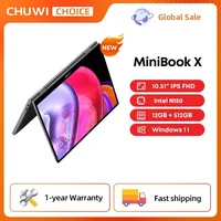 CHUWI MiniBook X Laptop Tablet 2 In 1 Intel N150 CPU 10.51" FHD IPS Screen 12GB LPDDR5 512G SSD Windows 11 Notebook 1200*1920 1