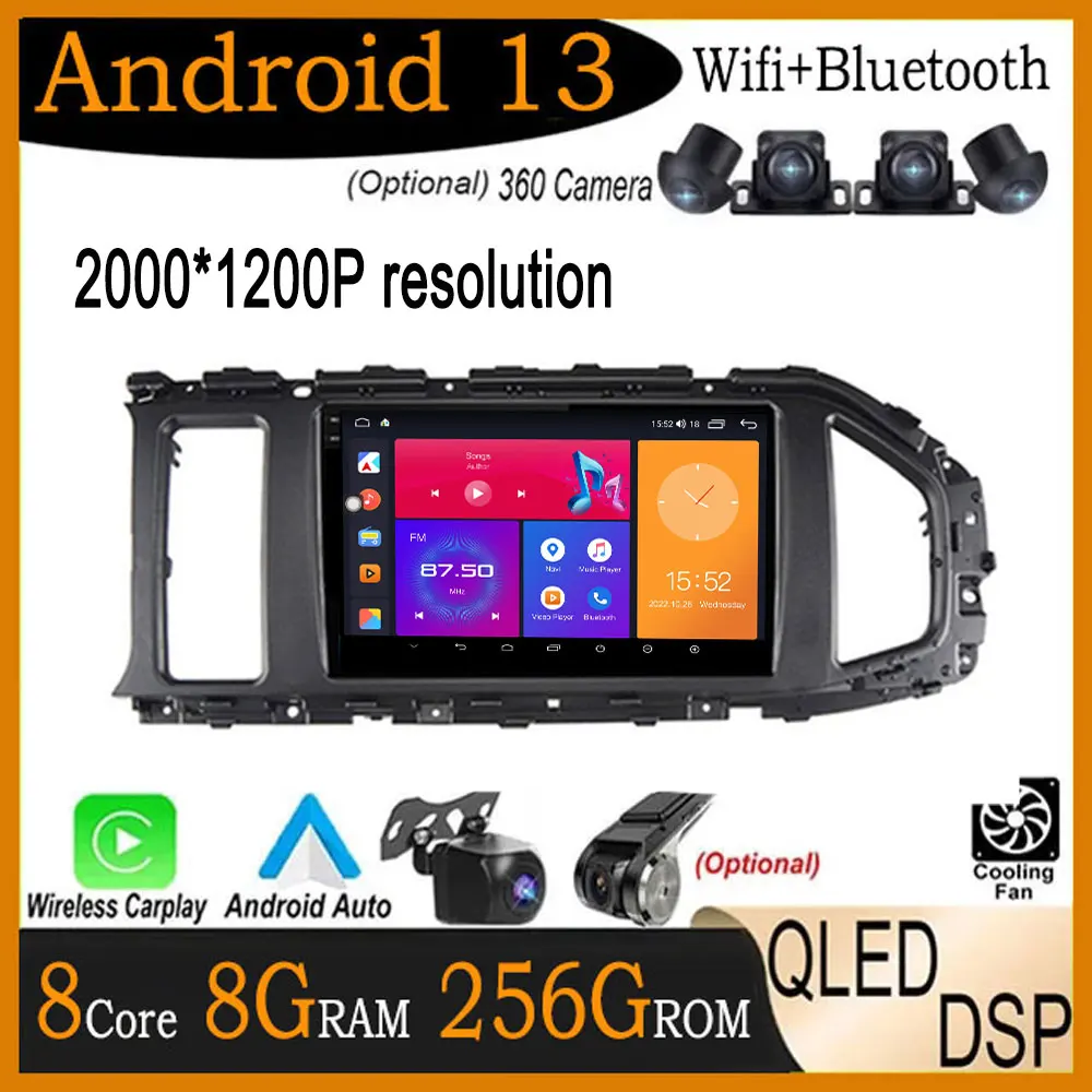 

Android 13 For Changan SHENQI T3 Multimedia Car Monitor TV Video Player Vehicle Screen BT Lettore Autoradio