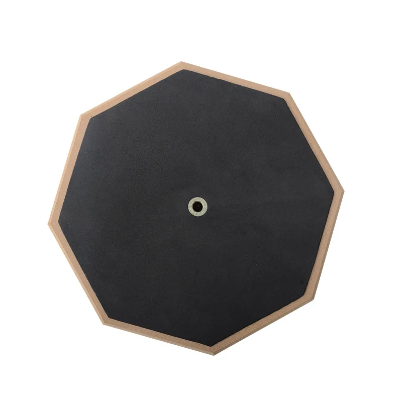 8 Inch Drum Practice Pad Rubber Wooden Dumb Drum Pad Mute Training for Jazz Drums Exercise Beginners