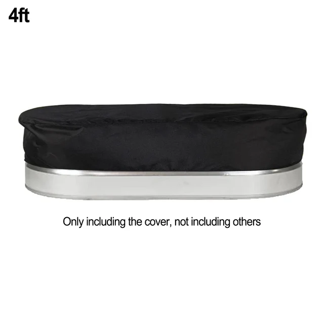 Tartsa A Medencét Legjobban Black Oxford Fabric Pool -Medencével És Pezsgőfürdővel, Amely 4 Láb 8 Méretben Kapható