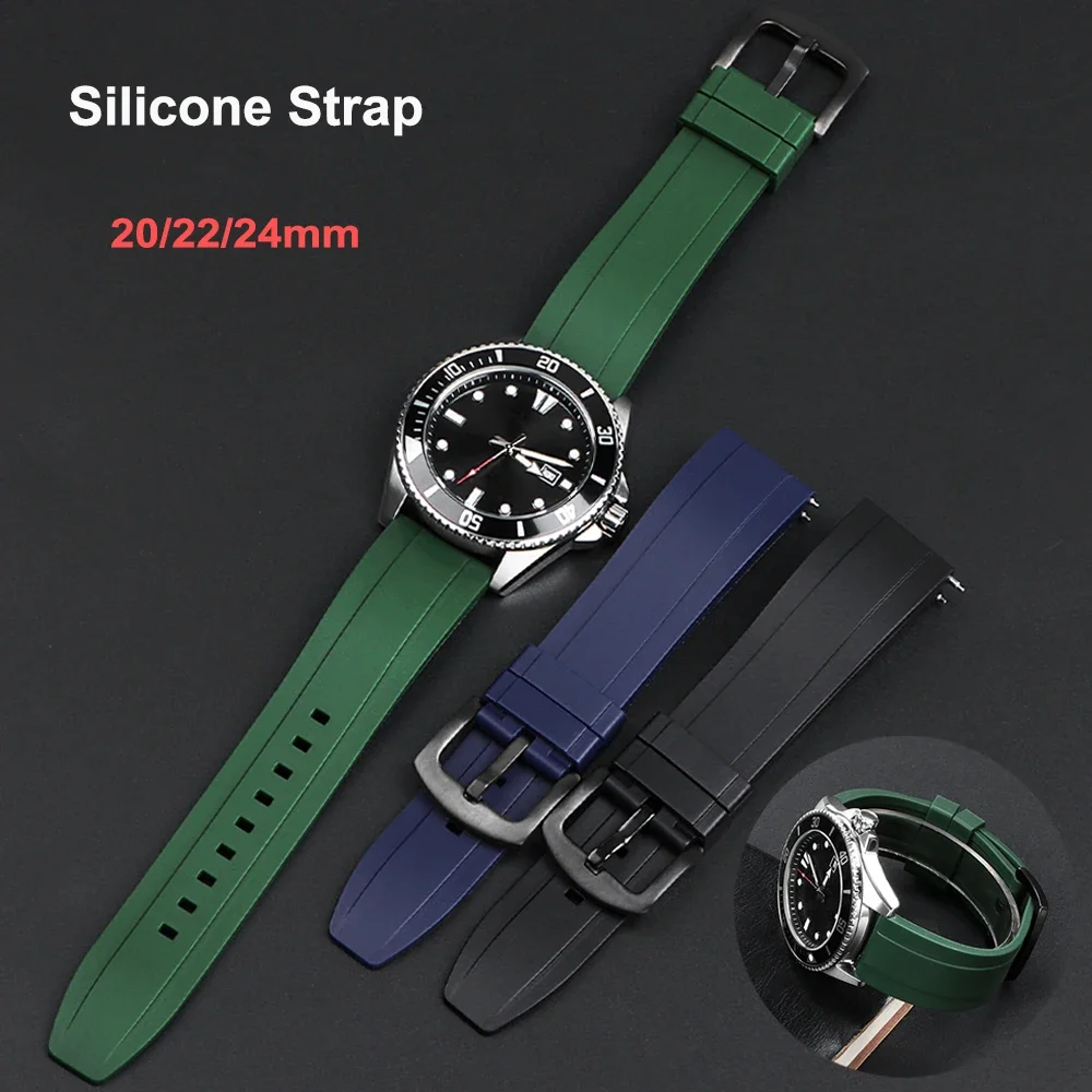 Reasonably Priced Silicone 20 mm Watches Strap ES900642005_K0017031 main image 1