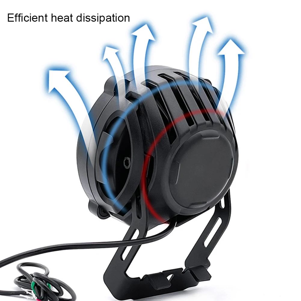 E-Bike 36V 48V Strålkastare Elcykelljus med horn Vattentät Aluminiumlegering Pannlampa Night Safe Riding Front Strålkastare_voghion.com