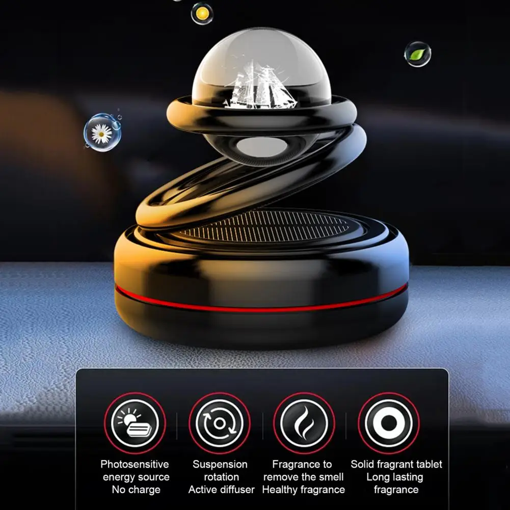 

Car Air Freshener Interstellar Solar Rotary Aromatherapy Ornaments Auto Accessories Interior Women's And Men's Perfume Diffuser