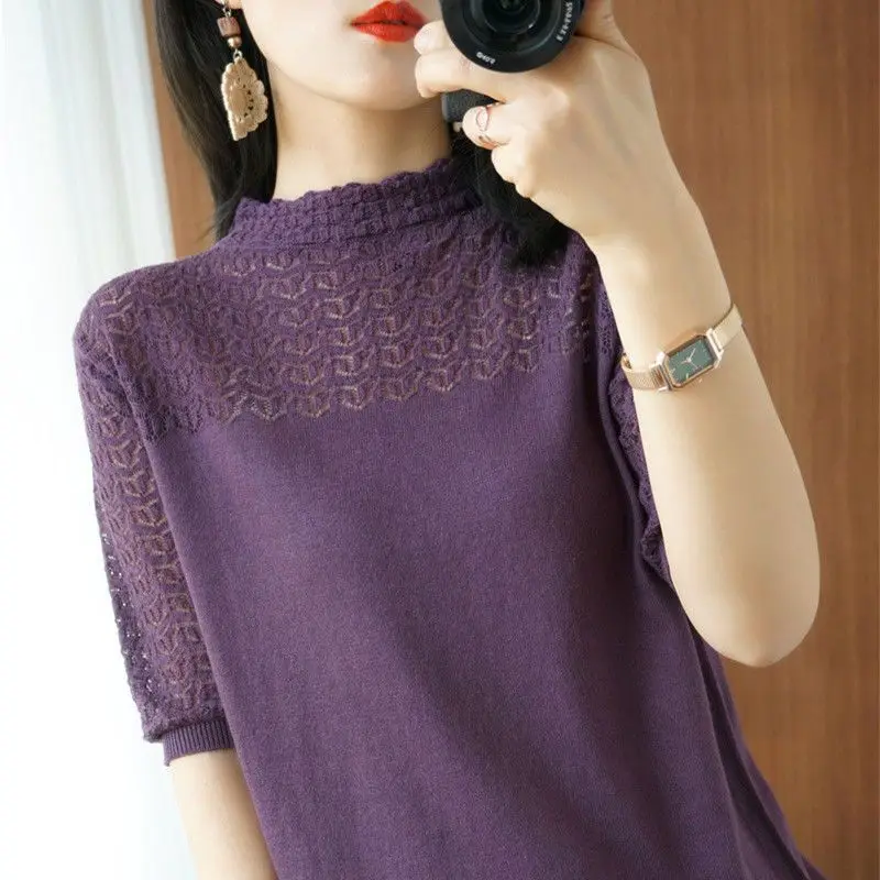 Camiseta Sin Mangas Holgada Para Mujer - Color Liso, Tela De Algodón, Ideal Para Verano Y Vacaciones