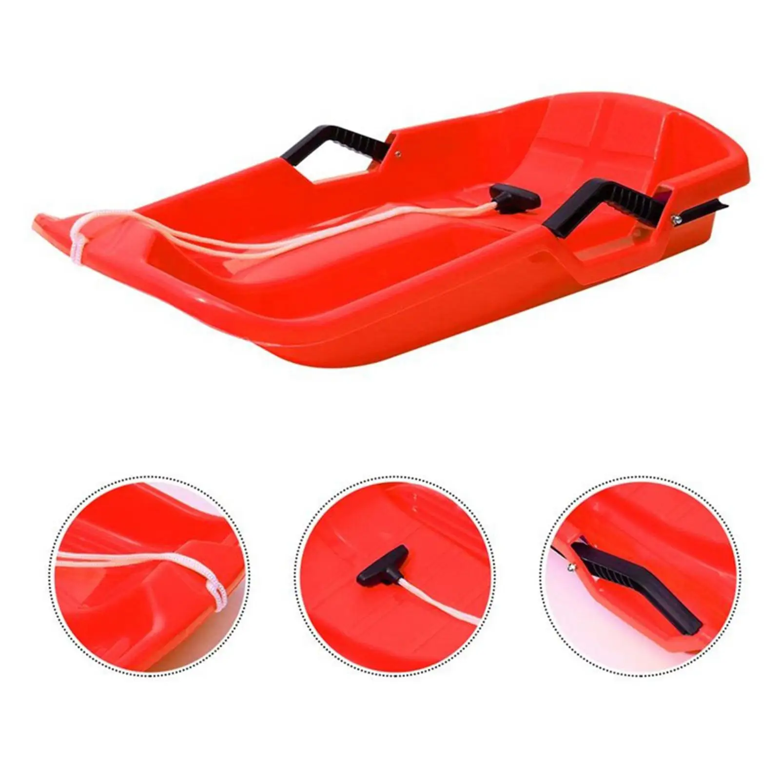 Snow Sled Board, Winter Outdoor Snowboards Grass Snowboard Sled for Kids / Adult, 60x