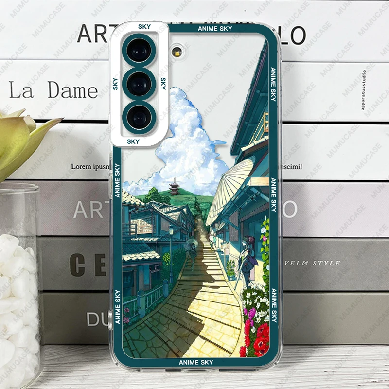 Anime Sky Soft Cover Phone Case
