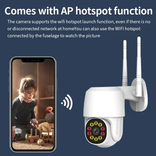 가정 슈퍼마켓 rv를위한 EC101 WIFI 카메라, 이동할 수있는 전망, 설치하게 쉬운, 옥외 감시 카메라 4