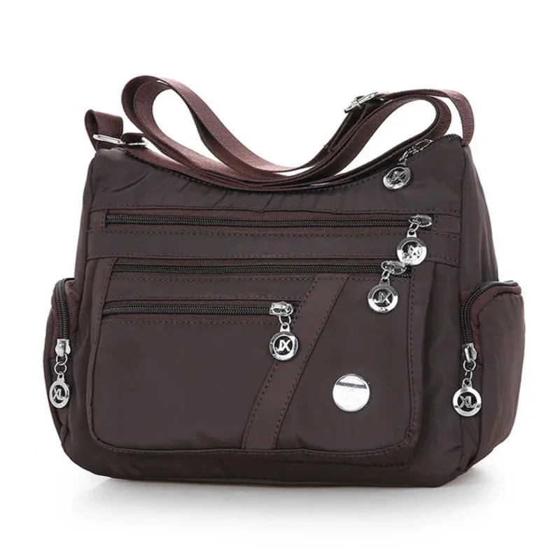 Women's casual large capacity crossbody bag, multifunctional waterproof shoulder bag, shopping handbag