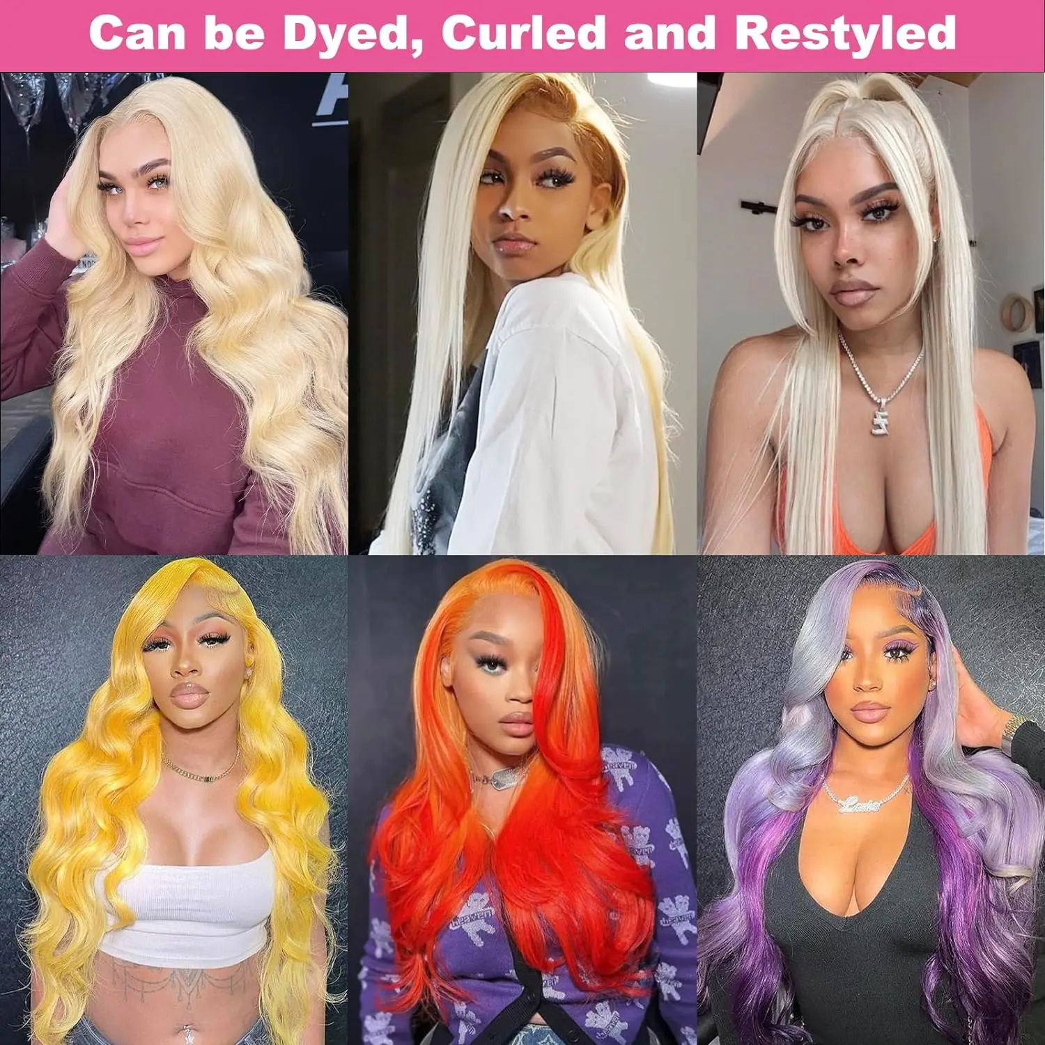 Human Hair Bundles 613 Honey Blonde Colored 20-34 Inch Straight Human Hair Bundles 50g Brazilian Hair Weave Bundles 100% Remy Human Extensions