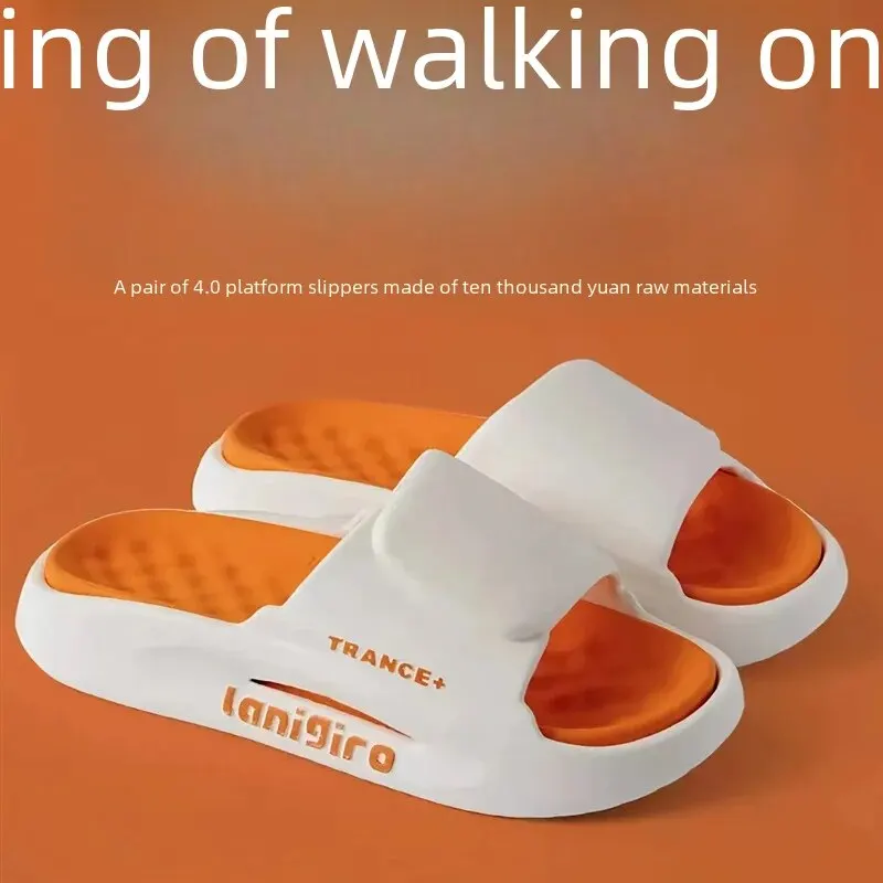 Extrathick Bottom Antiodor Antislip Bathroom Slippers Unisex Summer