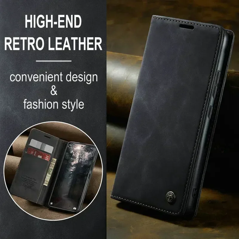 Luxury Leather Magnetic Book Case