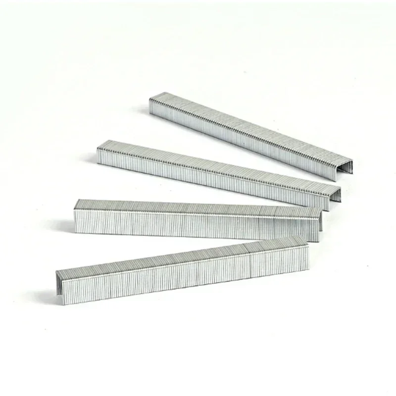 Upholstery Nails Seamless Nails Brad Nails Woodworking Nails Round Head Nails Staples 1000pcs packing For Hardware Tacker Wood Home Improvement 1022J Stapler Gun Fasteners