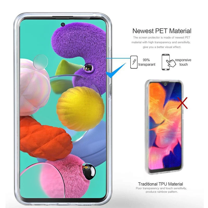 360 Full Body Transparent Shockproof Phone Case Cover