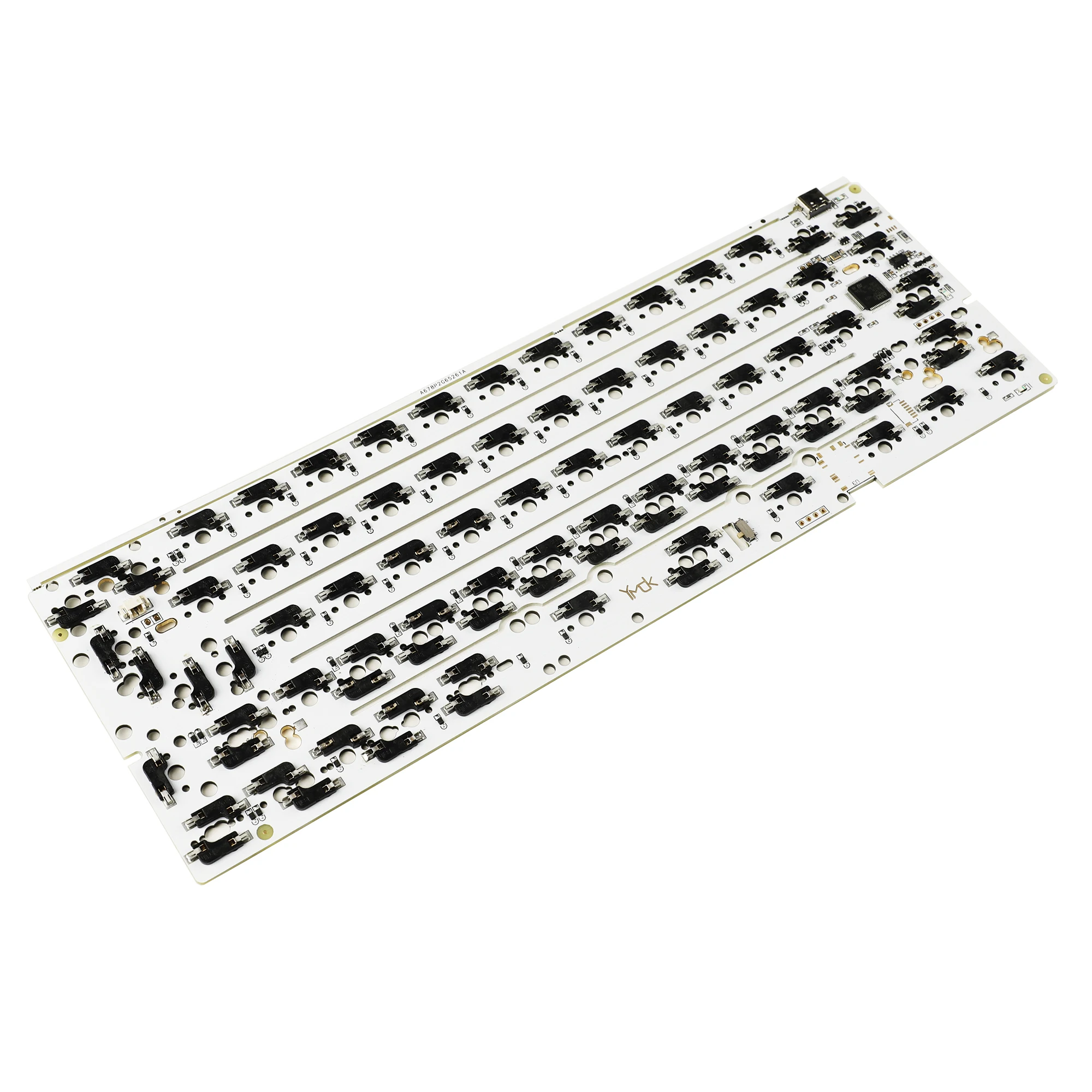 Soquete de Soquete Kailh Totalmente Programável Hot Swap com Fio 60 Pcb Dk61 64 Gh60 Iso Ansi Via Frasco