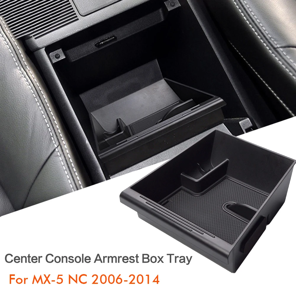 

Car Armrest Center Console Storage Box Organizer Holder Tray for Mazda MX-5 2006 - 2014 MX5 MIATA Roadster Styling Accessories