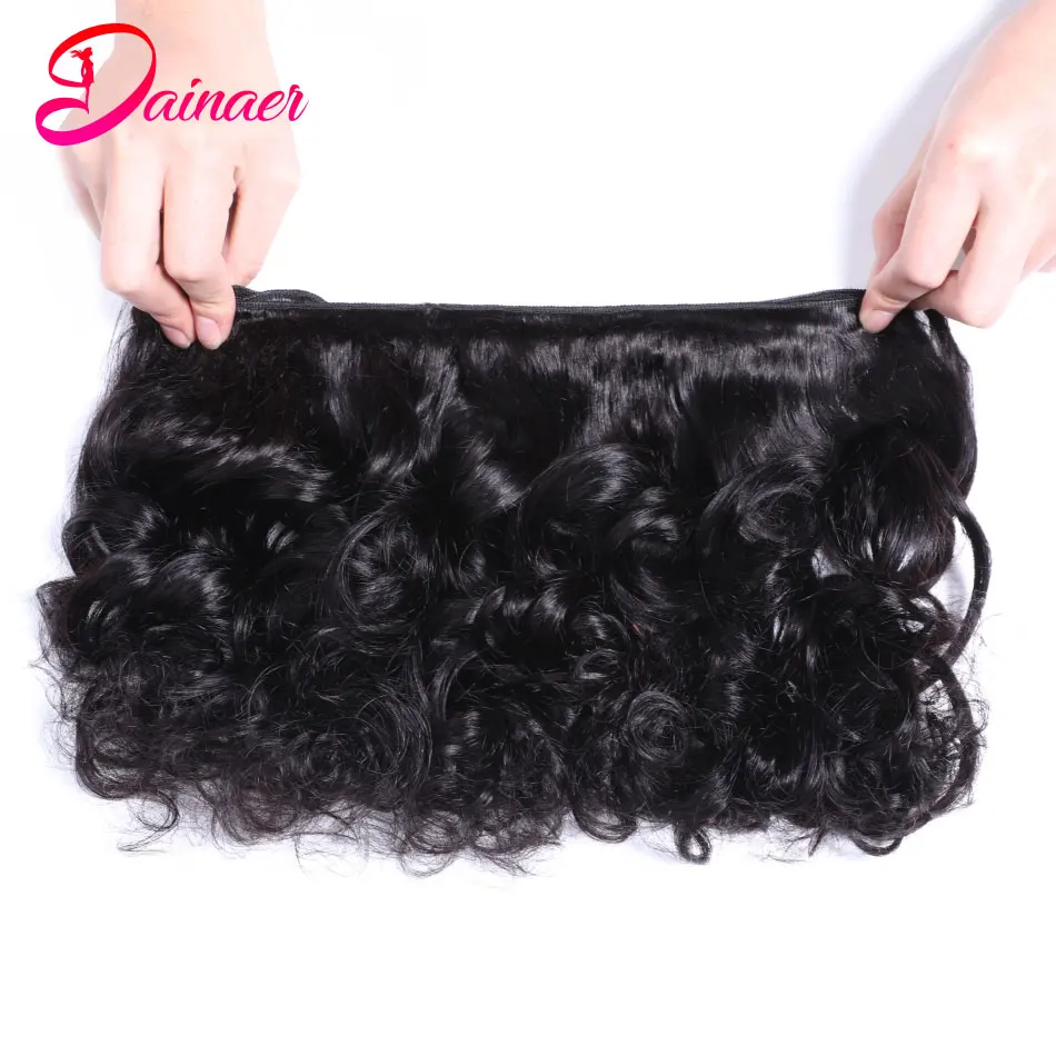 Peruvian Hair Bundles Loose Wave Hair Bundles Natural Color One Bundle Only Remy Human Extensions