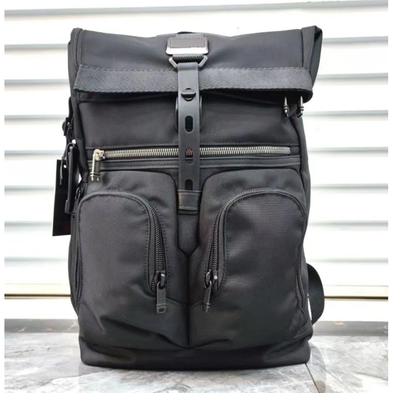 

Деловой рюкзак из баллистического нейлона для мужчин, Удобная дорожная сумка на ремне с пряжкой для ноутбука 15 дюймов