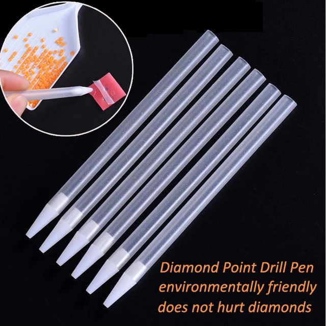 New Diamond Painting Pen Replacement Pen Heads Multi Placers Alloy Point  Drill Pens Heads Quick Cases Tool Nail Art Pen Tips