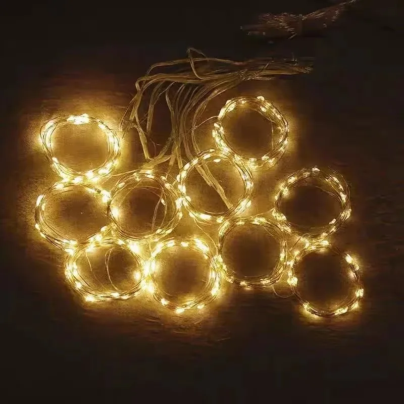 LED Lights 3x3m Curtain Garland on Window USB Power Fairy Lights Festoon with Remote New Year Garland Christmas Decor