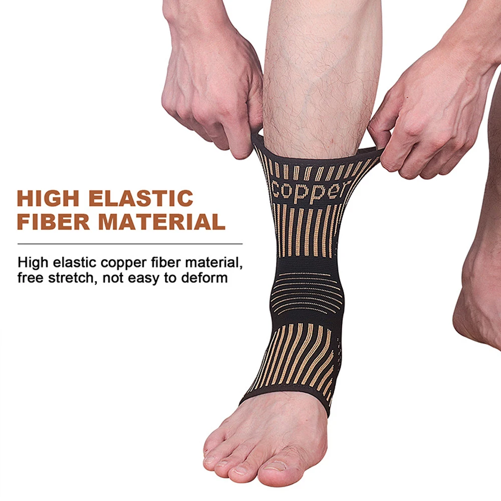 Copper Infused Ankle Compression Sleeve