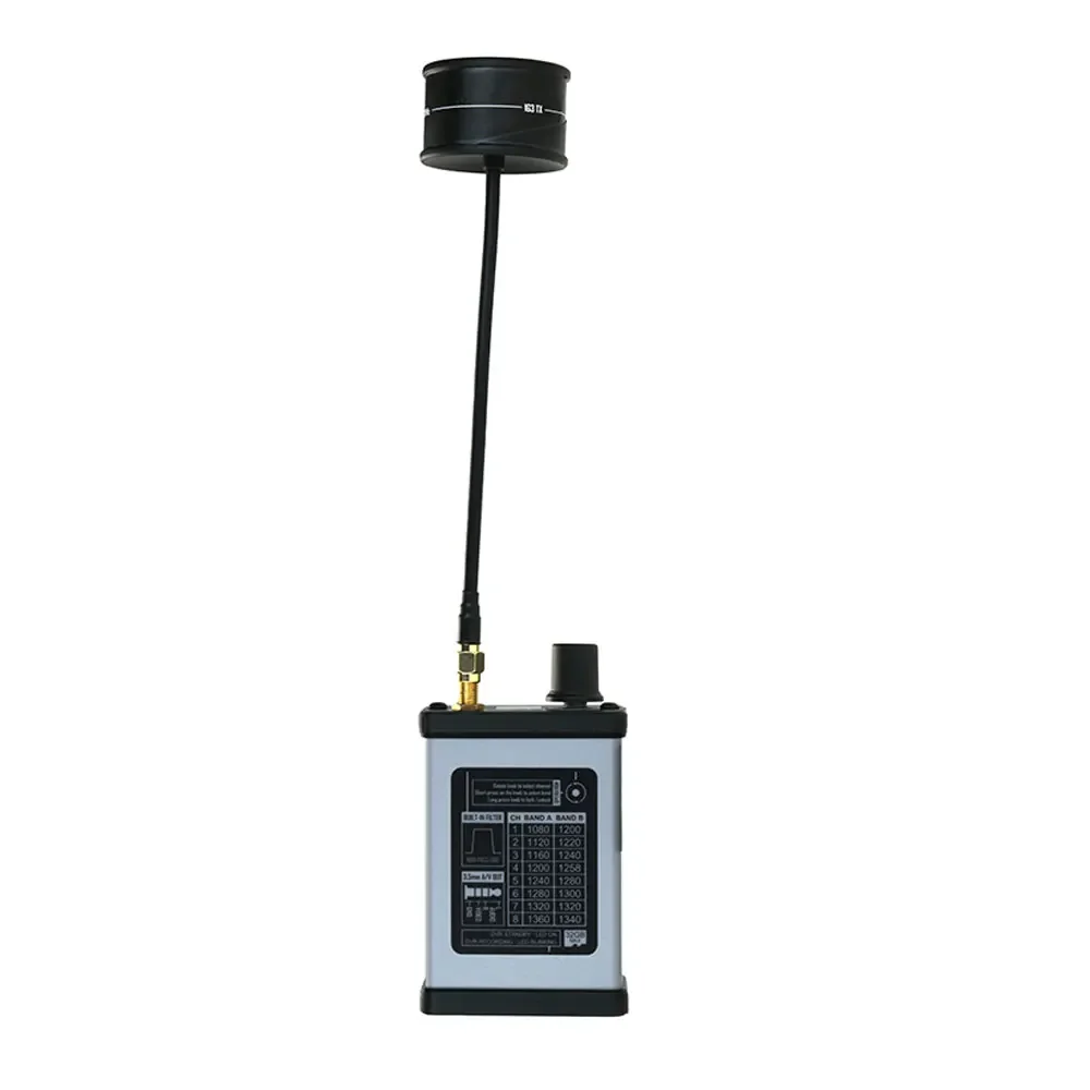 Récepteur VRX 1.3 GHz analogique sans DVR installé sur un drone FPV, prêt pour le vol.