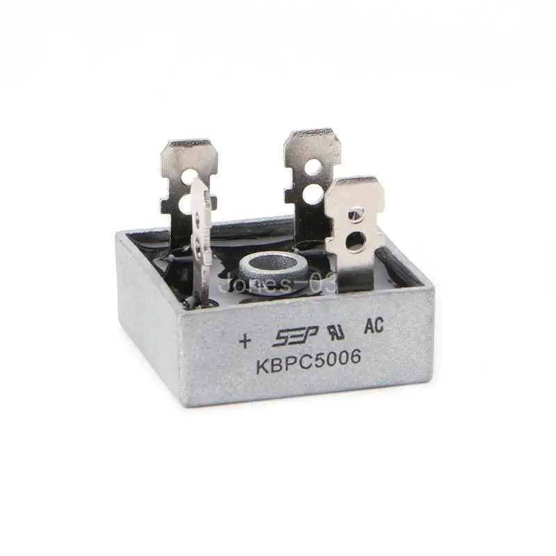 Q6PE KBPC5006 Power Bridge Rectifier 50A 600V Metal for Case Diode Bridge Control Sin diode bridge rectifier