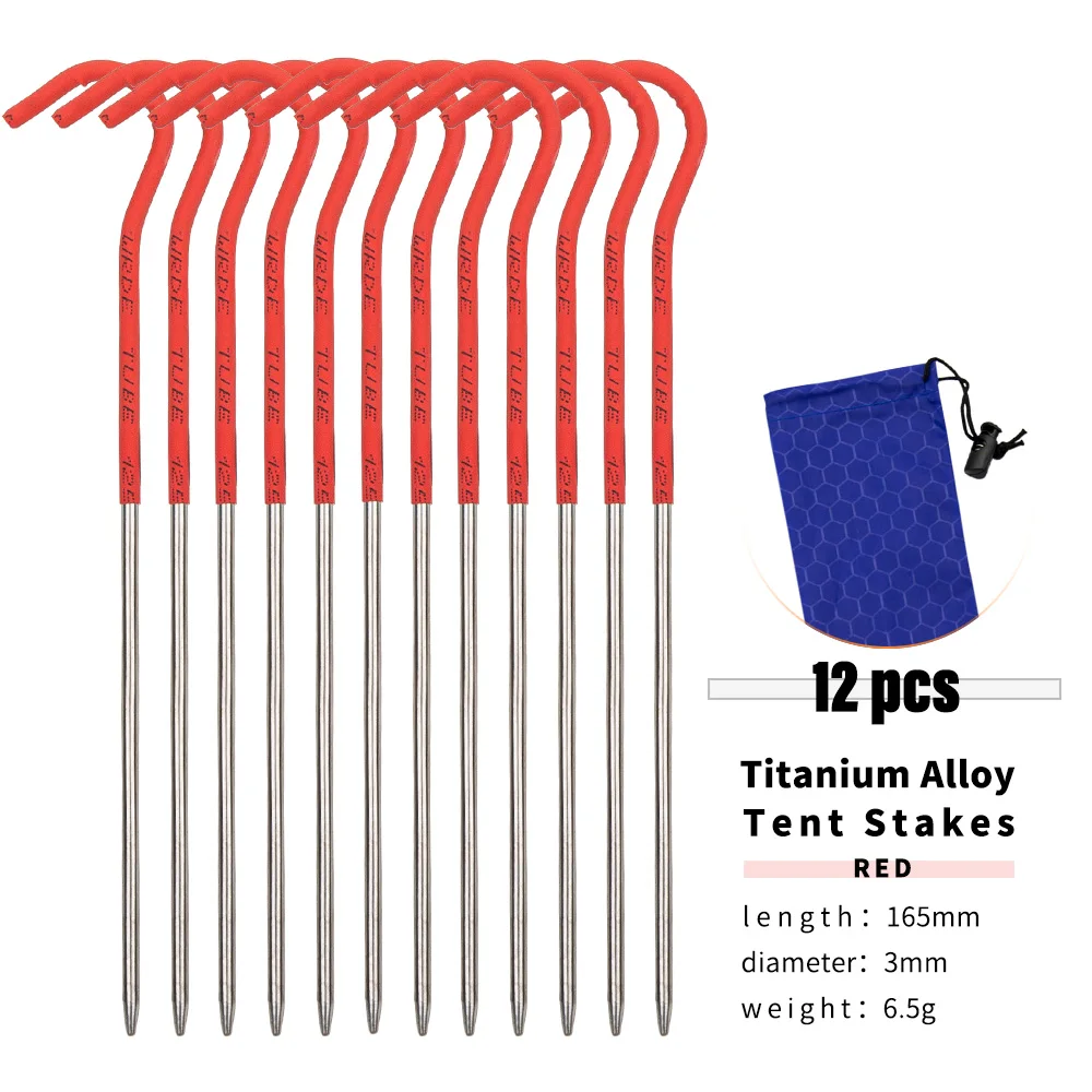 12 Piquets De Sol Pour Tente | Piquets De Tente En Alliage D'Aluminium