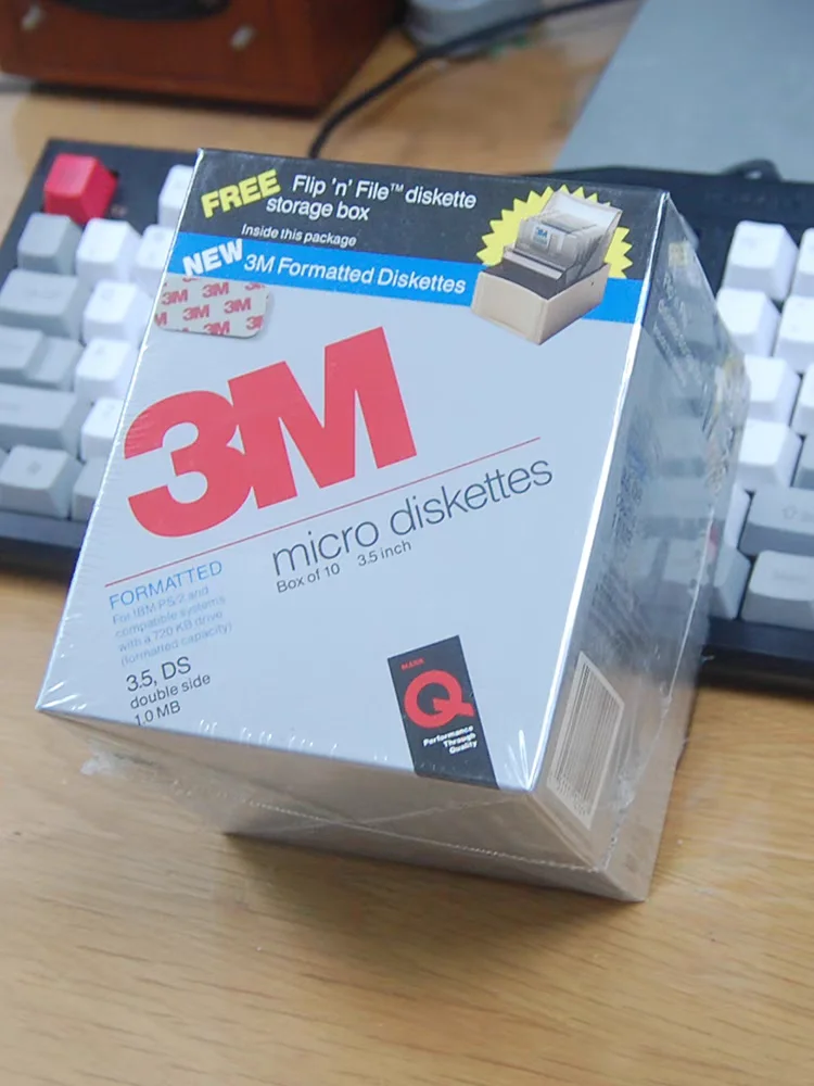 Оригинальный Совершенно новый 3M отформатированный дискеты дисковый диск 3,5 дюйма 720K 1 шт.