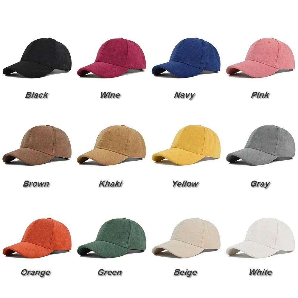 Retro Solid Suede Snapback Cap - Adjustable Faux Fur Hip Hop Streetwear Unisex Hat, Spring Autumn Casual Cap for Men Women 야구 모자