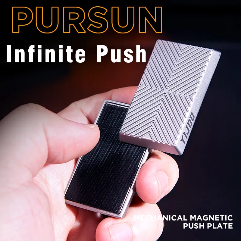 Curseur Magnétique Haptic Coin EDC En Acier Inox – Jouet Fidget Anti-Stress TDAH, Soulagement Anxiété, Rotation & Poussoir Satisfaisant