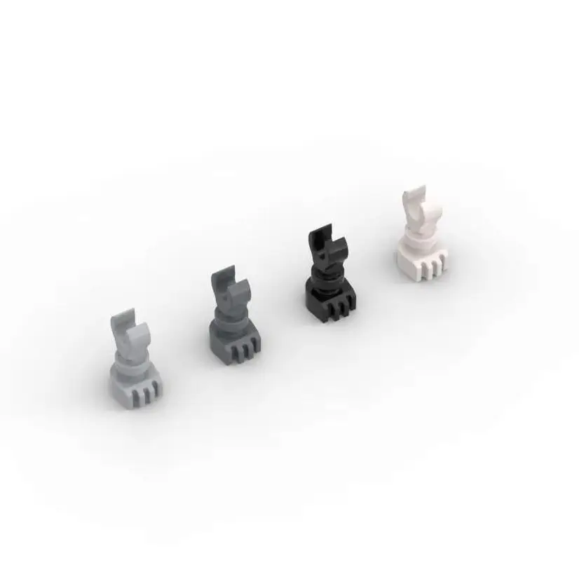 MOC 10PCS 퍼즐 입자 6266 다리 뼈대 빌딩 블록 키트 피규어 전투 로봇 ..