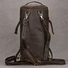 Male Backpack Genuine Leather Travel Bag For Man Cowhide Leather Travelling Bag Multifunctional Bagpack Sport Tactical Backpack 4