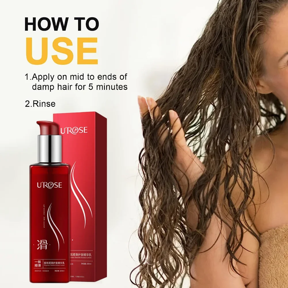 Fragrance Smooth Hair Care Essence Lotion A Touch of Smooth Hair Mask Lazy Person Wash-free Conditioner for Dry Damaged