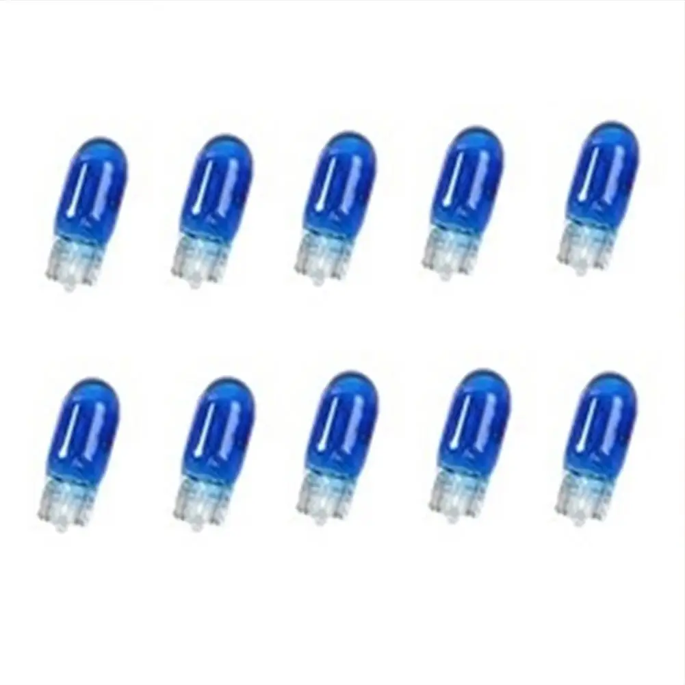 

10pcs Car T10 Halogen Lamp High 12V Temperature Resistance Better Insulation Instrument Light Reading Light Clearance Lamp W5W