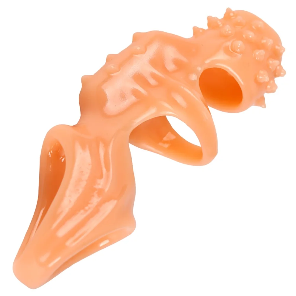 Delay Male Ejaculation Sleeve Vibrating Ring G-spot Stimulator_voghion.com