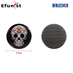 Golf Cap Clip with Magnetic Ball Marker - Stylish and Removable Metal Design (Skull A Without Clip)