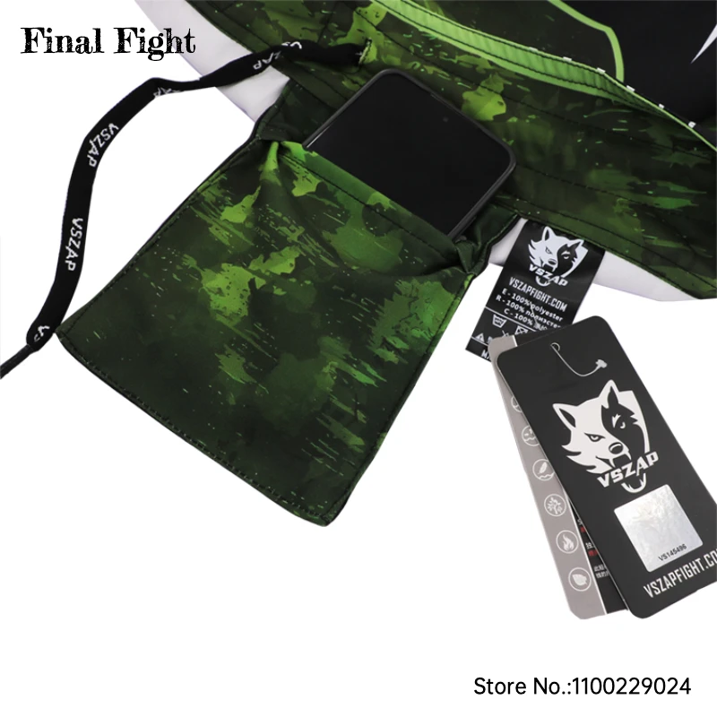 MMA Shorts Vszap Camouflage Fight Shorts Men BJJ Boxing Pants Gym Martial Arts Muay Thai Jiu Jitsu Grappling Kickboxing Trunks