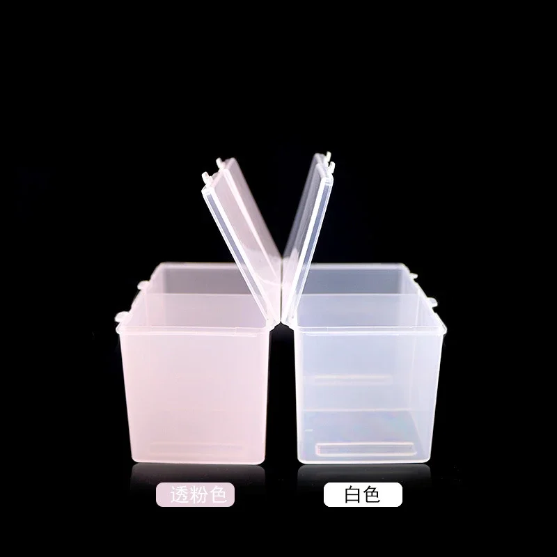 Portable Storage Box Nail Accessoires Wipes Cotton Pads Swab Rods Container Case Nail Art Toos Organizer