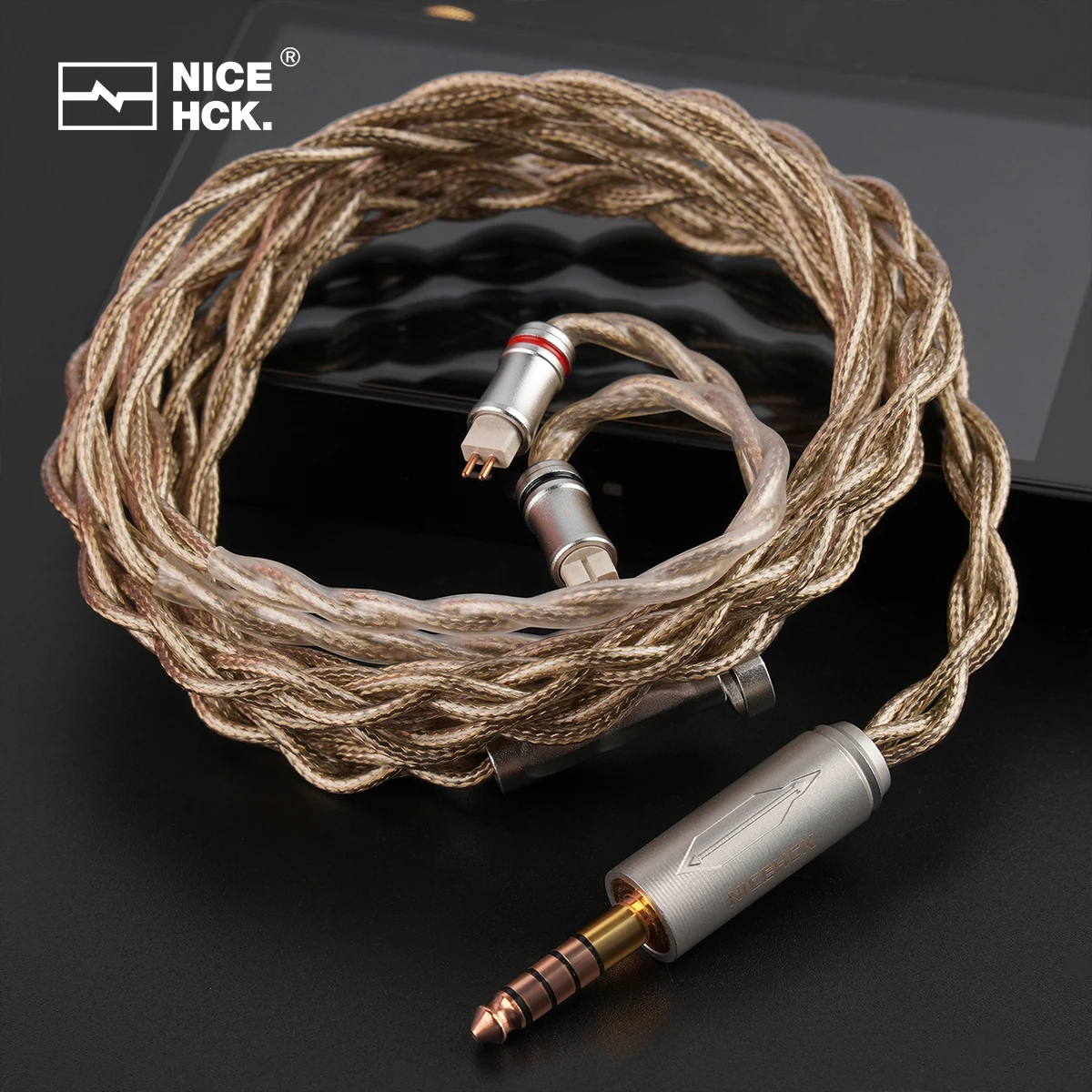 Nicehck-hifiイヤホン,8n,高純度,occワイヤー,2ピン,nx8,nx7mk4